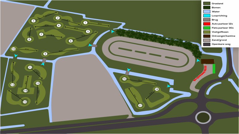 Plek gezocht voor voetgolf