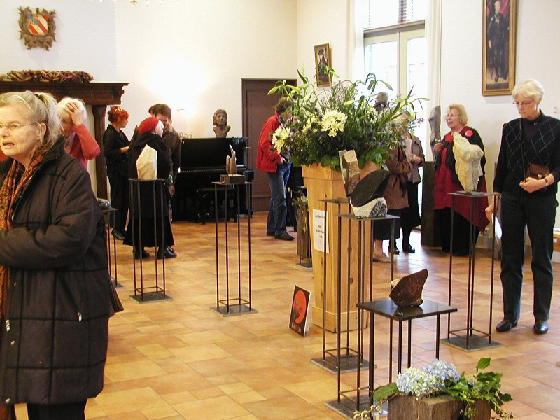 Veel bezoekers kunst Slot Schagen