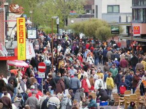 KONINGINNEDAG DRUK IN SCHAGEN