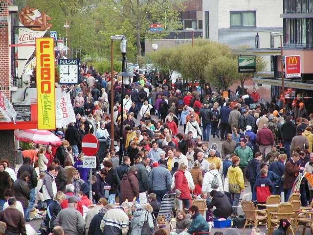 KONINGINNEDAG DRUK IN SCHAGEN