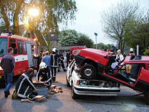 GESLAAGDE RAMPENOEFENING IN SCHAGERBRUG