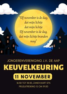 Keuvelkeuring Sint Maarten in De Aap in Breezand