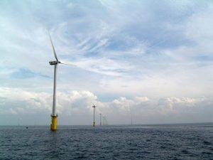 Windpark in zee bij Callantsoog