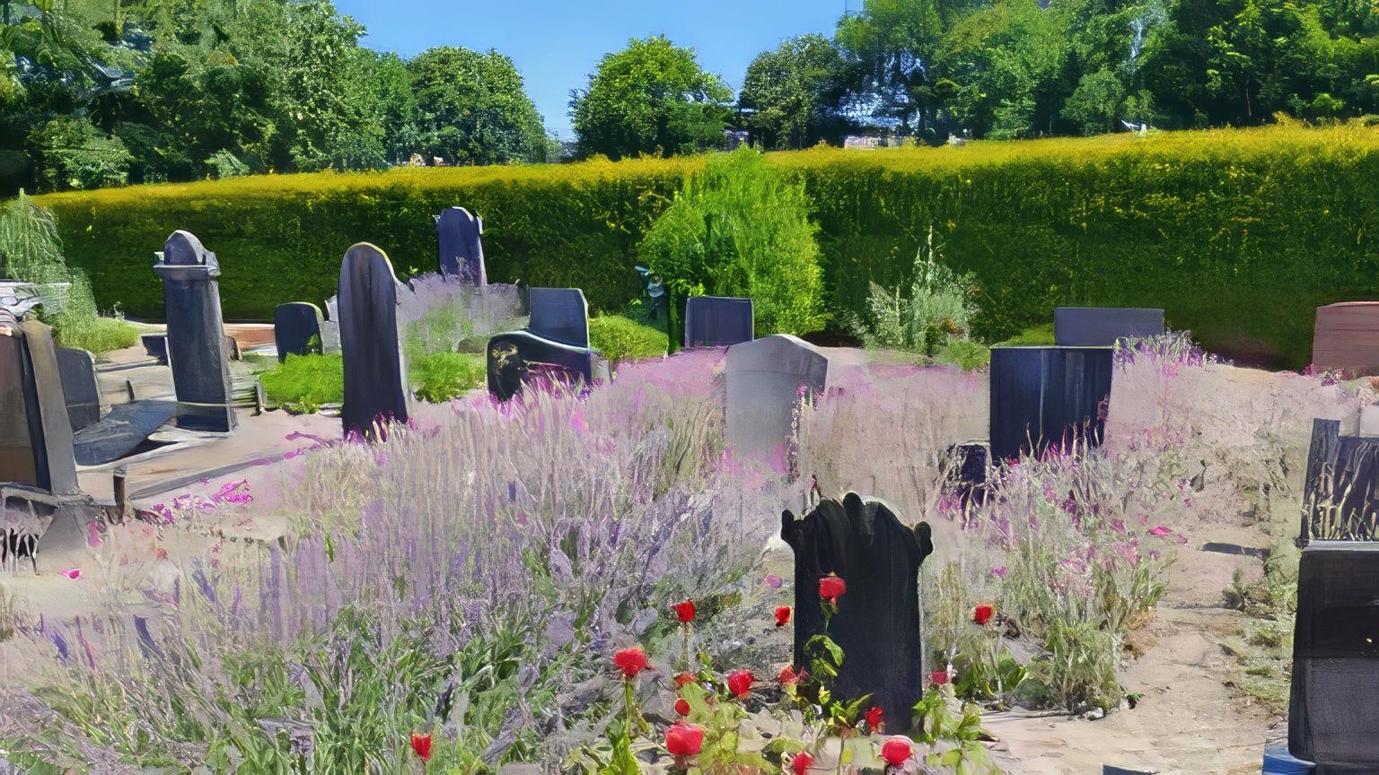 Werkzaamheden bij begraafplaats Wieringerwaard