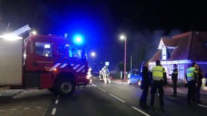 Aanhouding bij grote brand Sint Maartensvlotbrug