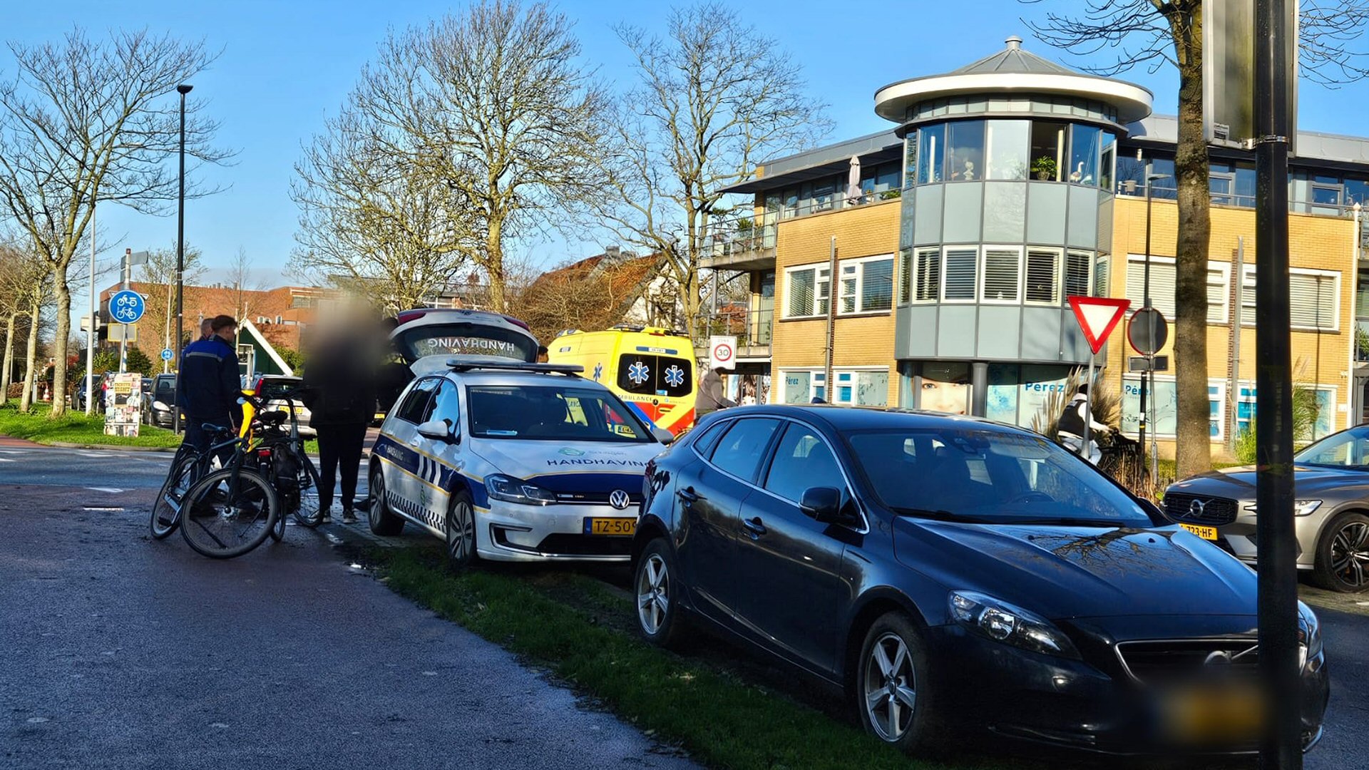 Fietser aangereden op de Hofstraat