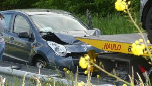 Kop-staartbotsing op N245
