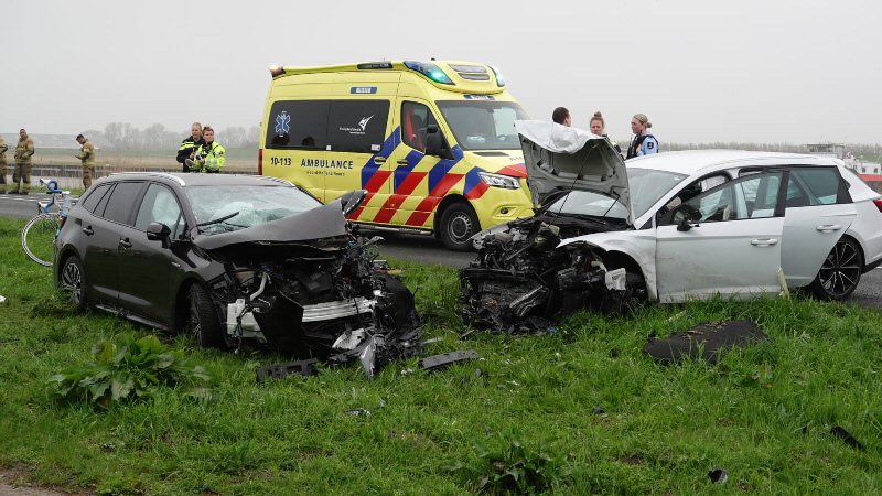 Gewonden bij aanrijding N9 Den Helder