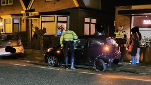 Frontale botsing op het Noord