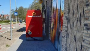 Accu blokkeert doorgang naar Winkelhart