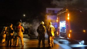 Afval in brand Gruttolaan Schagen