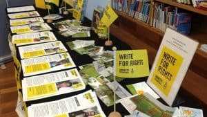 Schrijven tegen onrecht met Amnesty International in School 7