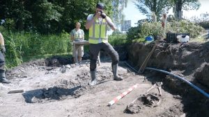 Archeologische vondsten bij Zandweg in Zijdewind