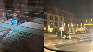 Opnieuw voertuig in greppel langs Zuiderweg
