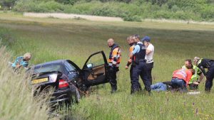Auto te water Den Helder