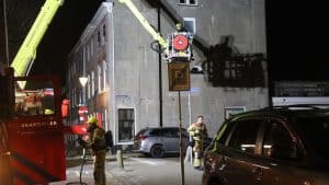 Schoorsteenbrand op de Kerkgracht in Den Helder