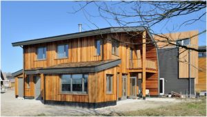 BAM gaat uitsluitend houten huizen bouwen