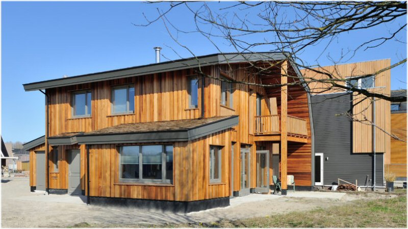BAM gaat uitsluitend houten huizen bouwen