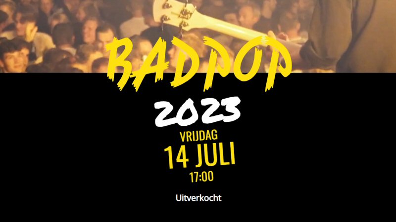 Badpop uitverkocht, malafide handel begonnen