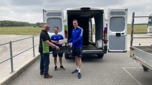 Kratten van Biesheuvel Knoflook naar Team Sportservice Noordkop