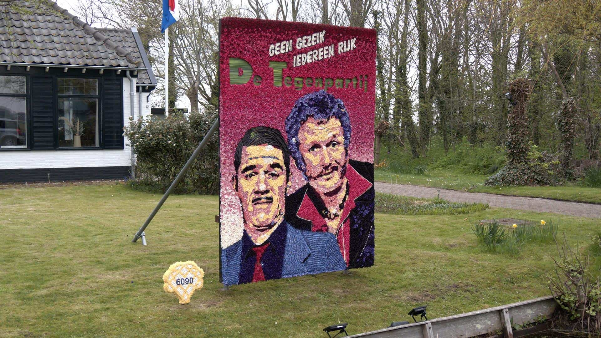 Bloemenmozaïek “De Tegenpartij” wint Bloemendagen 2023