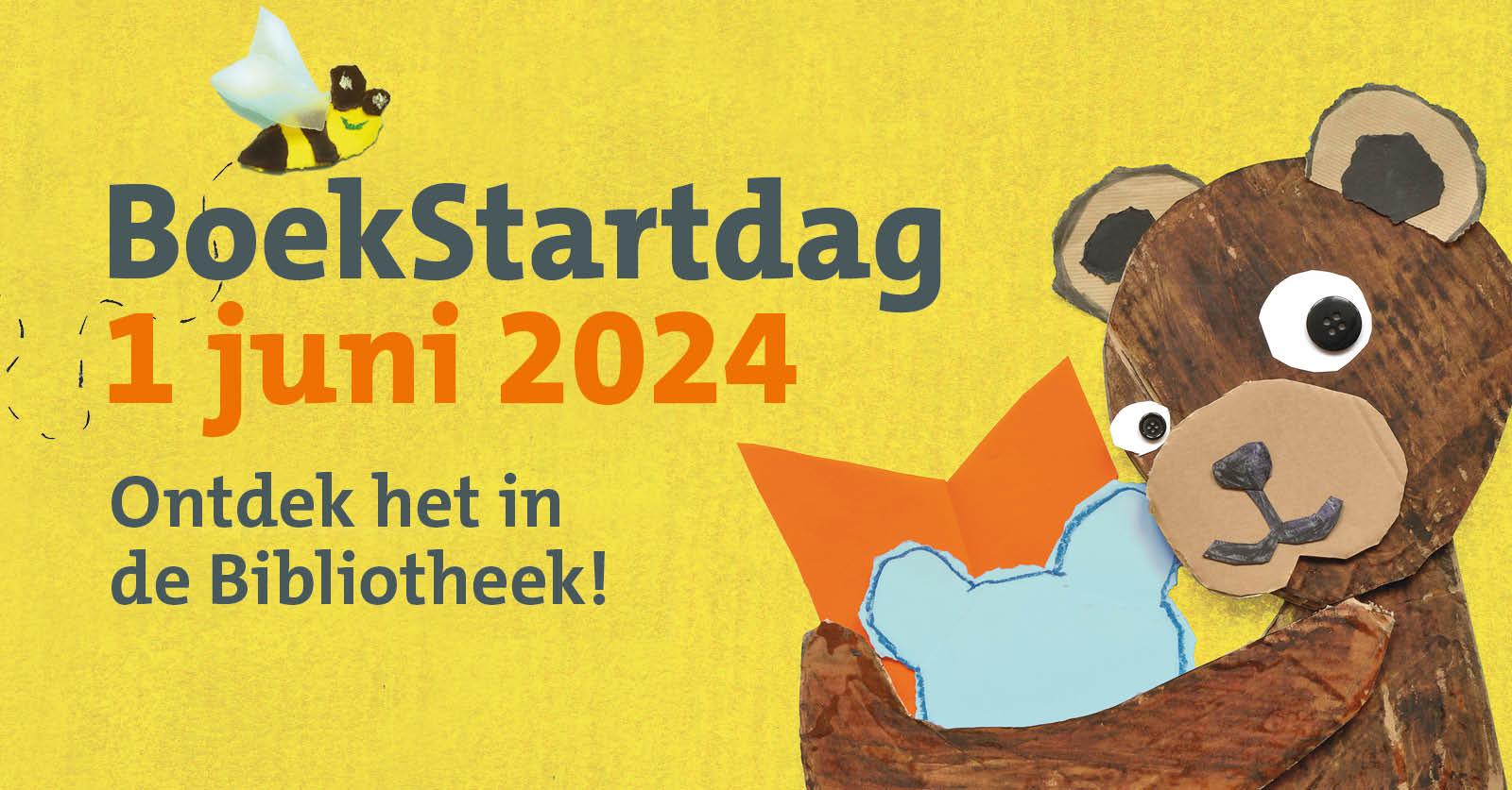 Lenteachtige BoekStartdag voor de kleintjes in School 7