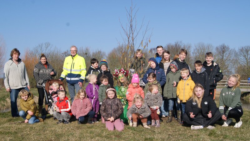 Bomen geplant in Oudesluis