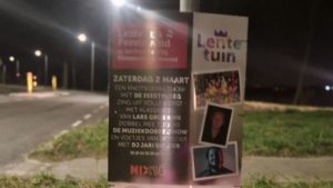 Vandalen hebben geen zin in Lentetuin