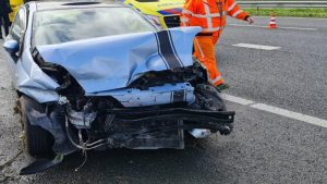 Botsing op A7 bij Middenmeer