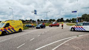 Botsing tussen twee auto’s in Nieuwe Niedorp