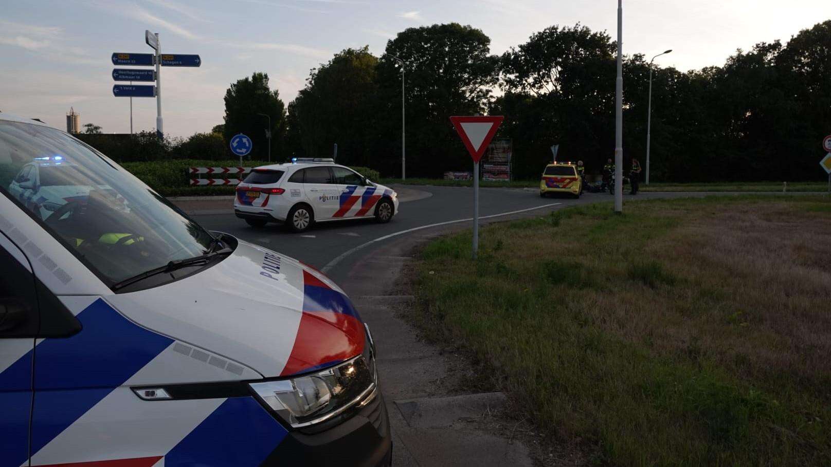 Motorrijder lichtgewond bij ongeluk in Zijdewind