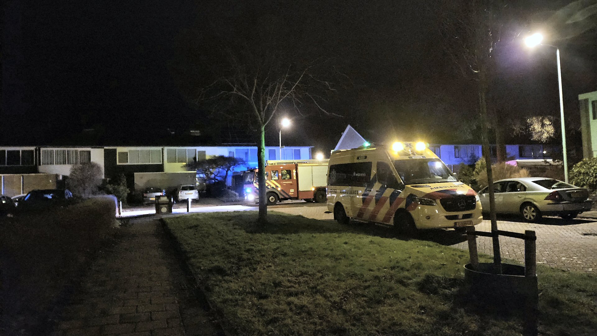 Brand in woning, man aangehouden