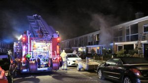 Gezin gered bij woningbrand Den Helder