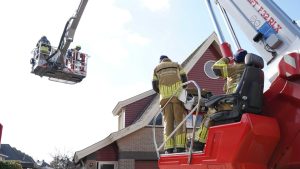 Brand in woning Middenmeer
