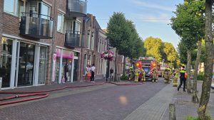Grote brand woning Nieuwe Laagzijde