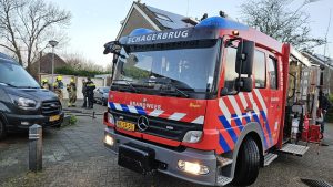 Brandje in woning Schagerbrug