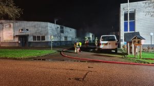 Brand Witte Paal aangestoken