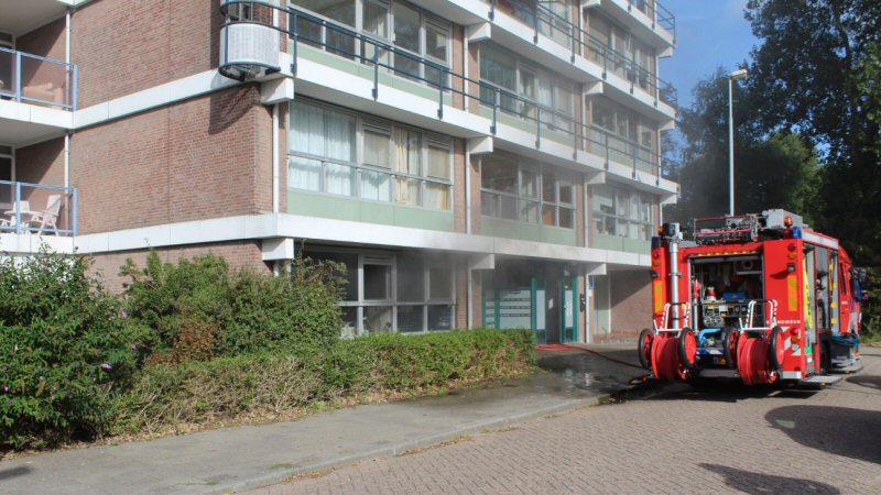 Brand in keuken appartement Den Helder