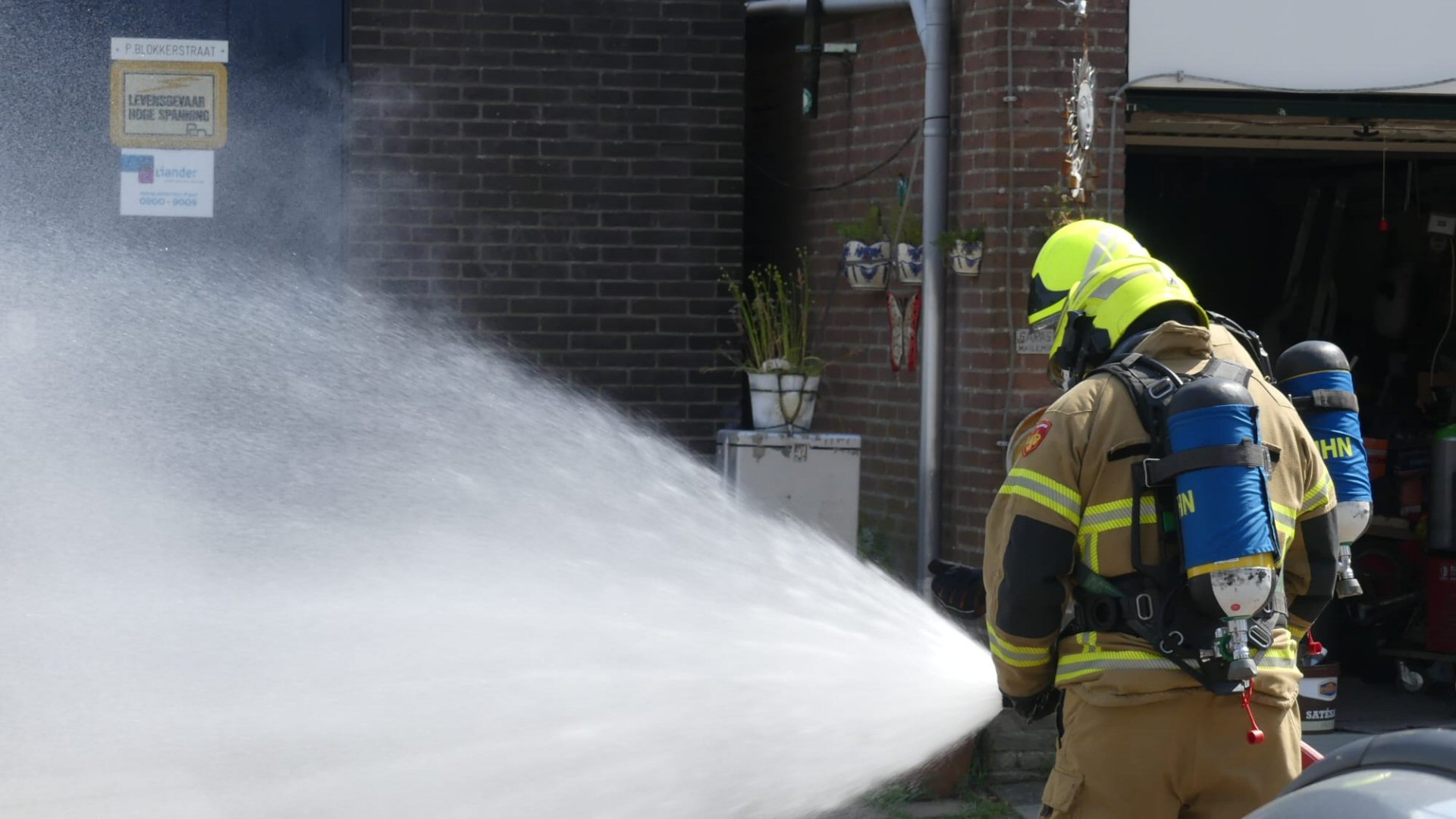 Stroomstoring na brand in Muggenburg