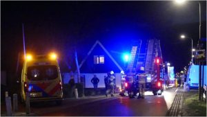 Garage in brand in Schagerbrug