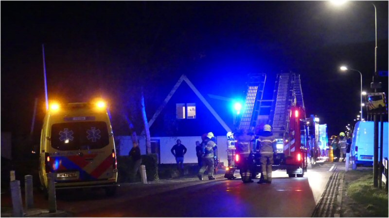 Garage in brand in Schagerbrug