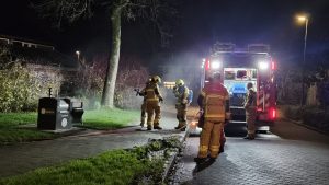 Brandje in ondergrondse container in Schagen