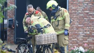 Elektrische fiets zorgt voor brand in berging in Julianadorp