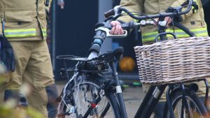 Brand in berging een woning in Julianadorp