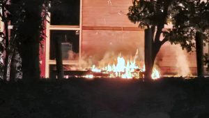 Brand op schoolplein De Keerkring in Schagen