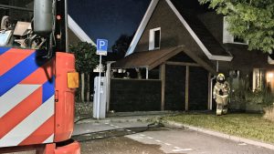 Brand in schuur in Sint Maarten
