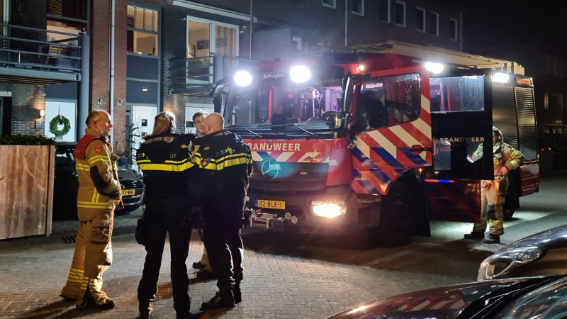 Brandje aan De Weel in Schagen