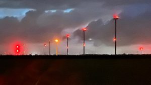 Brand in windmolen in Wieringerwerf