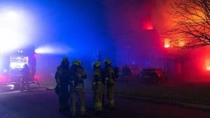 Samenwerkingsoefening brandweerkorpsen Hollands Kroon