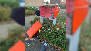 Brievenbus A. Mauvestraat in Schagen vernield